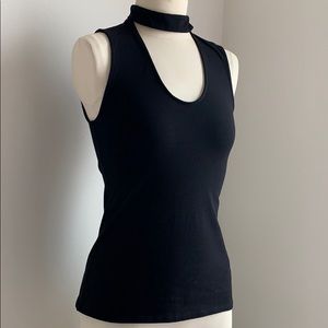 Tank Top w/Choker Cutout - Small